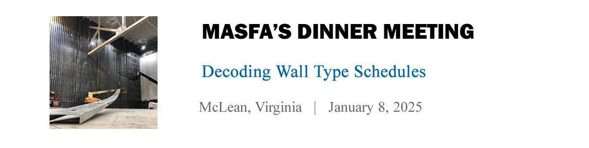 MASFA''s Decoding Wall Type Schedule -January 8, 2025 MASFA''s Decoding Wall Type Schedule -January 8, 2025