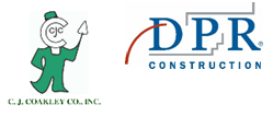 C.J. COAKLEY & DPR CONSTRUCTION LOGOS